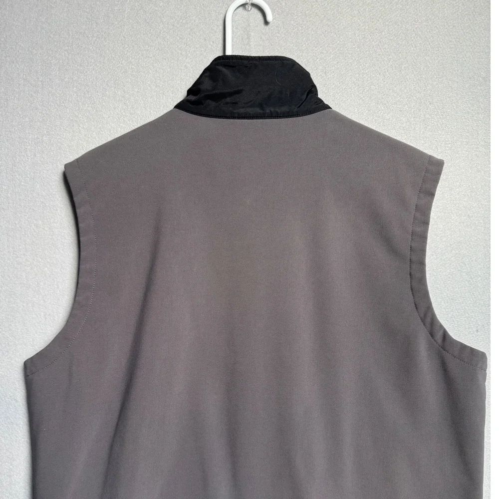 The North Face Vest Mens L Grey Apex Bionic Softshell Windproof Fleece Lined